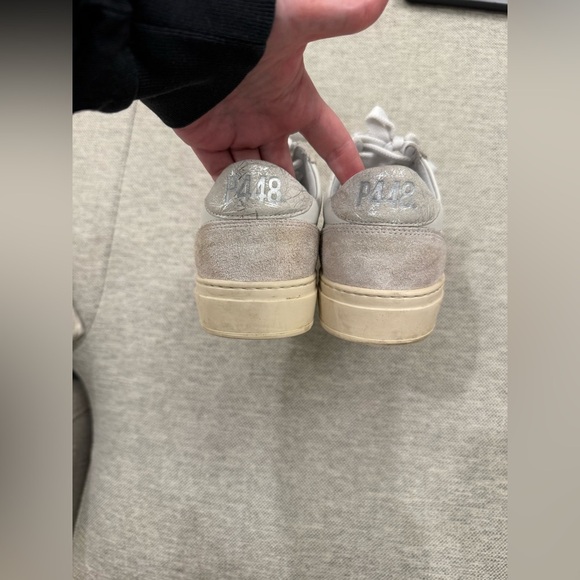 P448 Thea Silver Sneakers - Picture 4 of 8